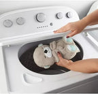 Sound Machine Soothe 'n Snuggle Otter Portable Plush Baby Toy with Sensory Details Music Lights & Rhythmic Breathing Motion - Blade & Thread