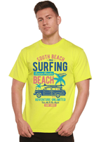 South Beach Spun Bamboo® Men's Bamboo Viscose/Organic Cotton Short Sleeve Graphic T-Shirt - Blade & Thread
