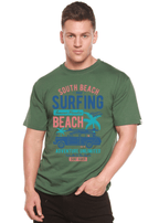 South Beach Spun Bamboo® Men's Bamboo Viscose/Organic Cotton Short Sleeve Graphic T-Shirt - Blade & Thread