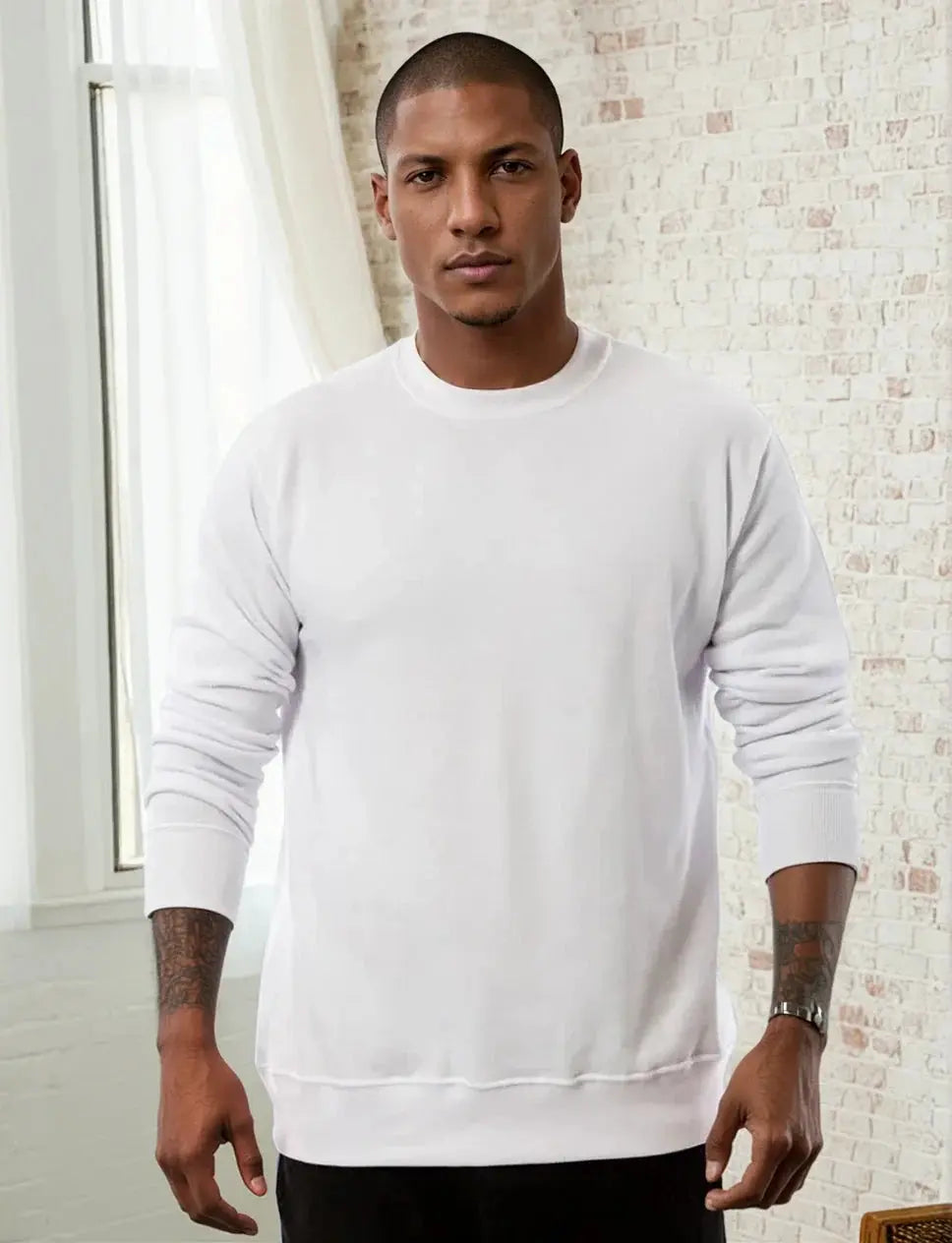 SpectraUSA Retro Fleece 4040 in white, cozy fleece fabric with a classic, vintage-inspired design for casual wear.