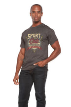 Sport Club Men's Bamboo Viscose/Organic Cotton Short Sleeve Graphic T-Shirt Spun Bamboo