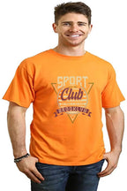 Sport Club Men's Bamboo Viscose/Organic Cotton Short Sleeve Graphic T-Shirt Spun Bamboo