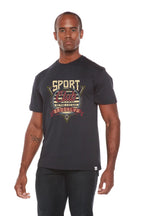 Sport Club Men's Bamboo Viscose/Organic Cotton Short Sleeve Graphic T-Shirt Spun Bamboo