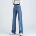 Spring Women Long Jeans Trousers Wide Leg Ladies Floor-Length Pants nowadaysfashion