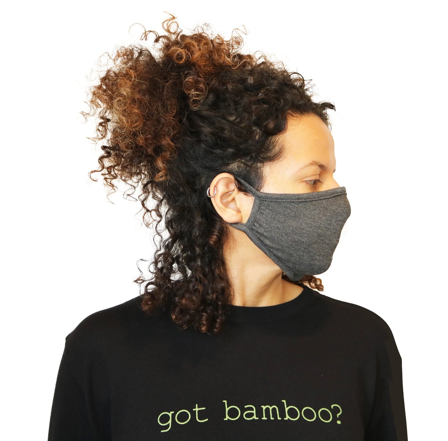 Spun Bamboo Breathable Face Mask - Natural, Silky Soft, Ultra Comfortable Spun Bamboo