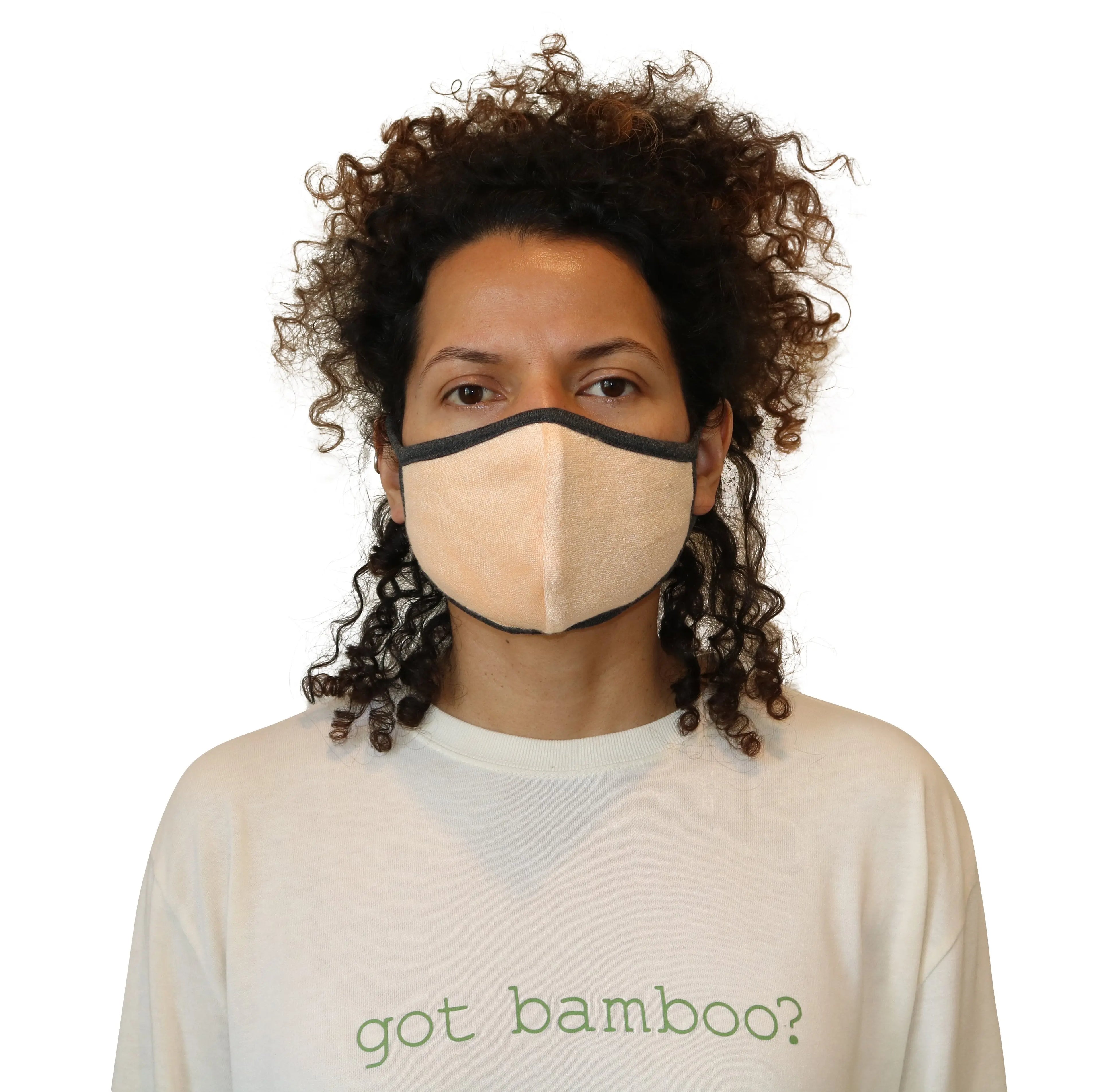 Spun Bamboo Breathable Face Mask - Natural, Silky Soft, Ultra Comfortable Spun Bamboo