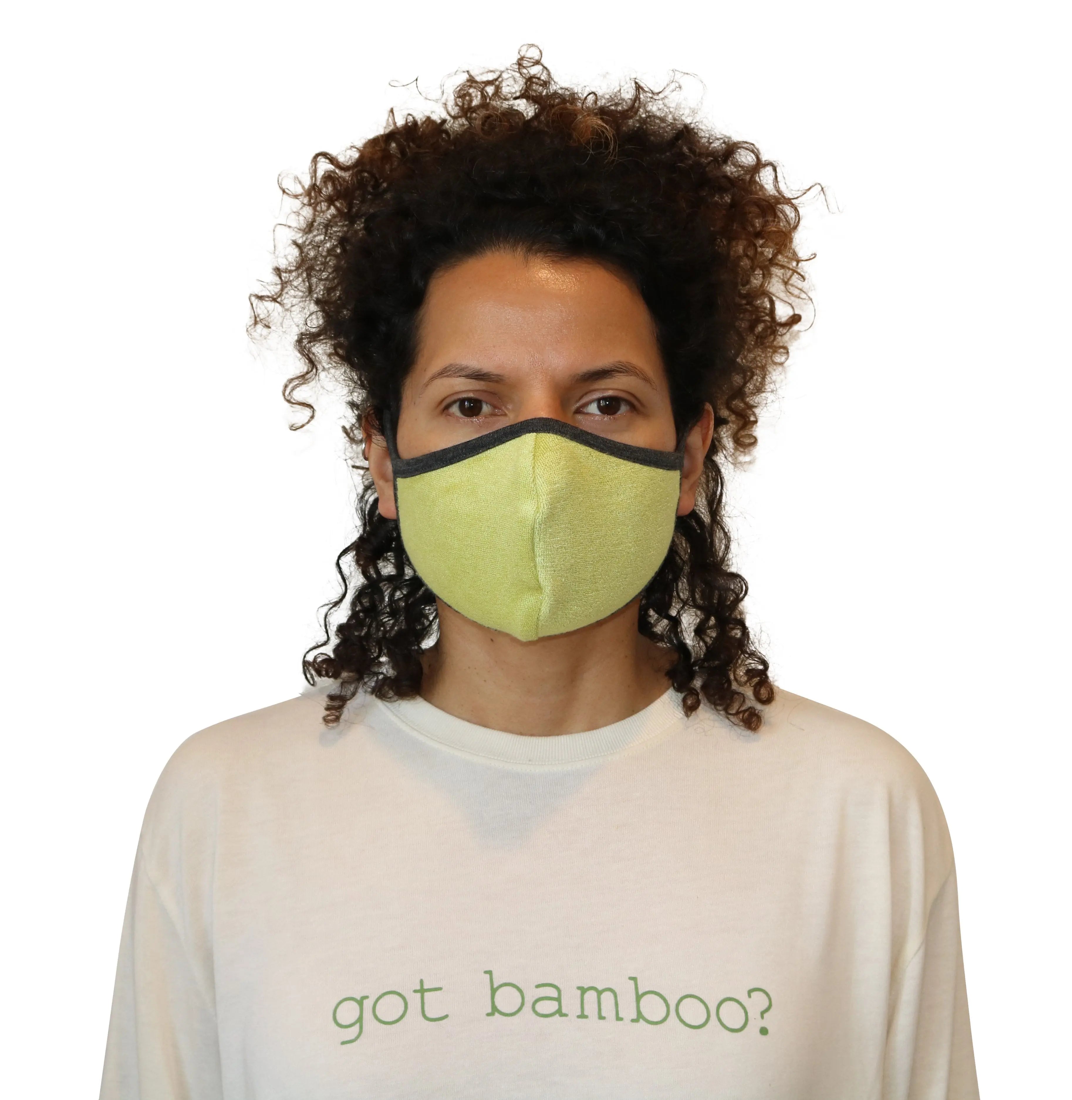 Spun Bamboo Breathable Face Mask - Natural, Silky Soft, Ultra Comfortable Spun Bamboo