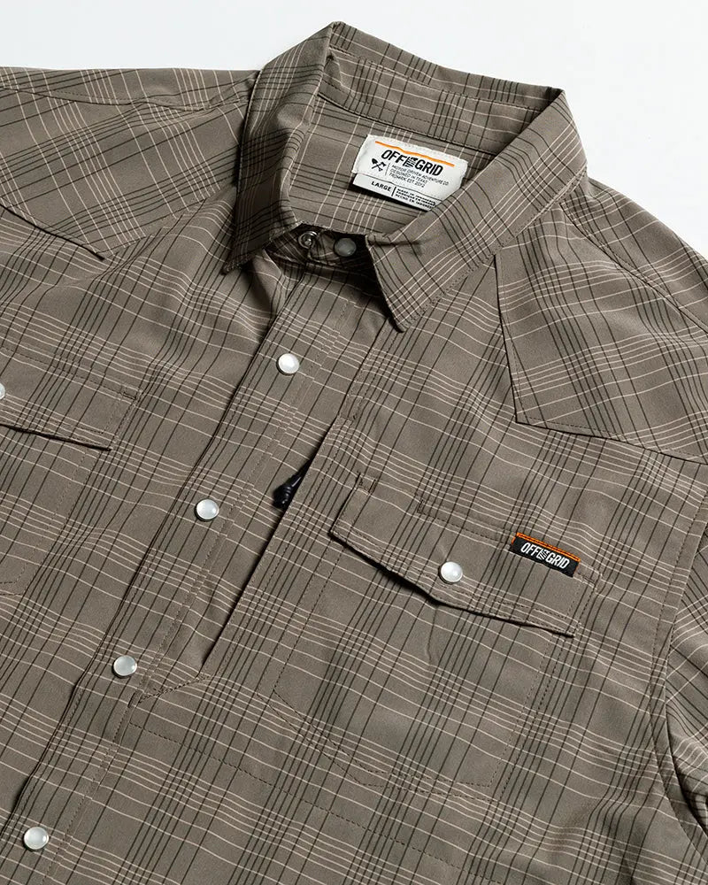 Deke SS Shirt - Beluga Brown Off The Grid Surplus