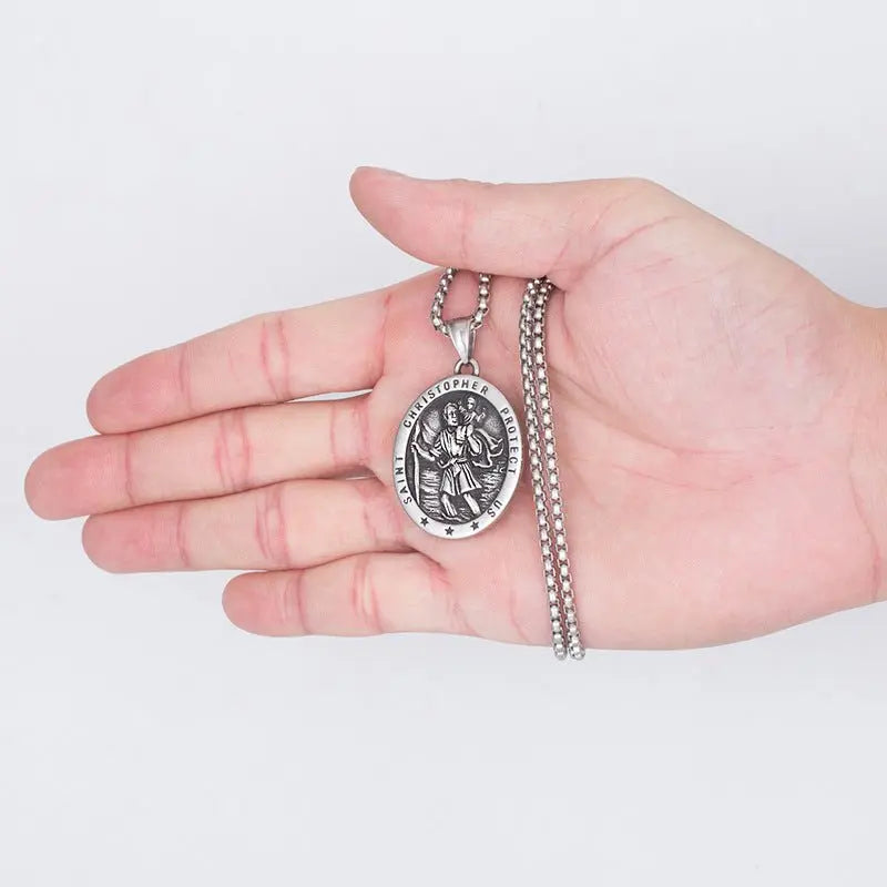 st christopher necklace - Blade & Thread