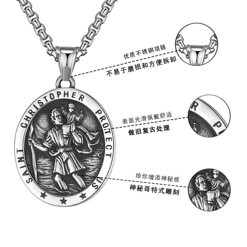 st christopher necklace nowadaysfashion