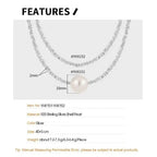 Stackable Shell Pearl Necklace nowadaysfashion