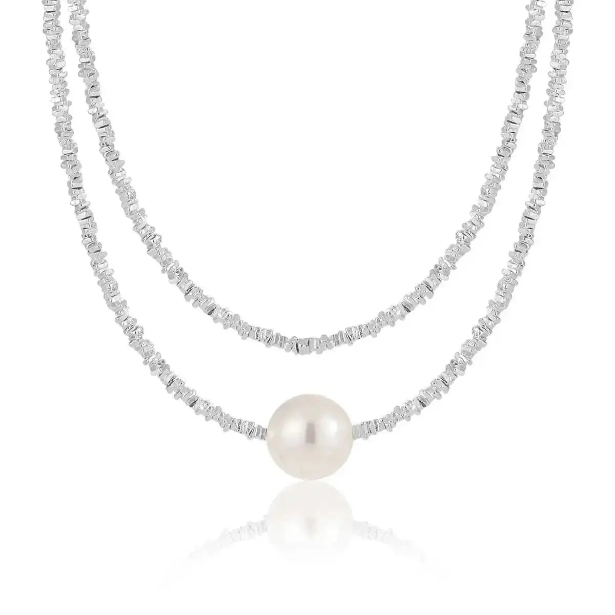 Stackable Shell Pearl Necklace - Blade & Thread