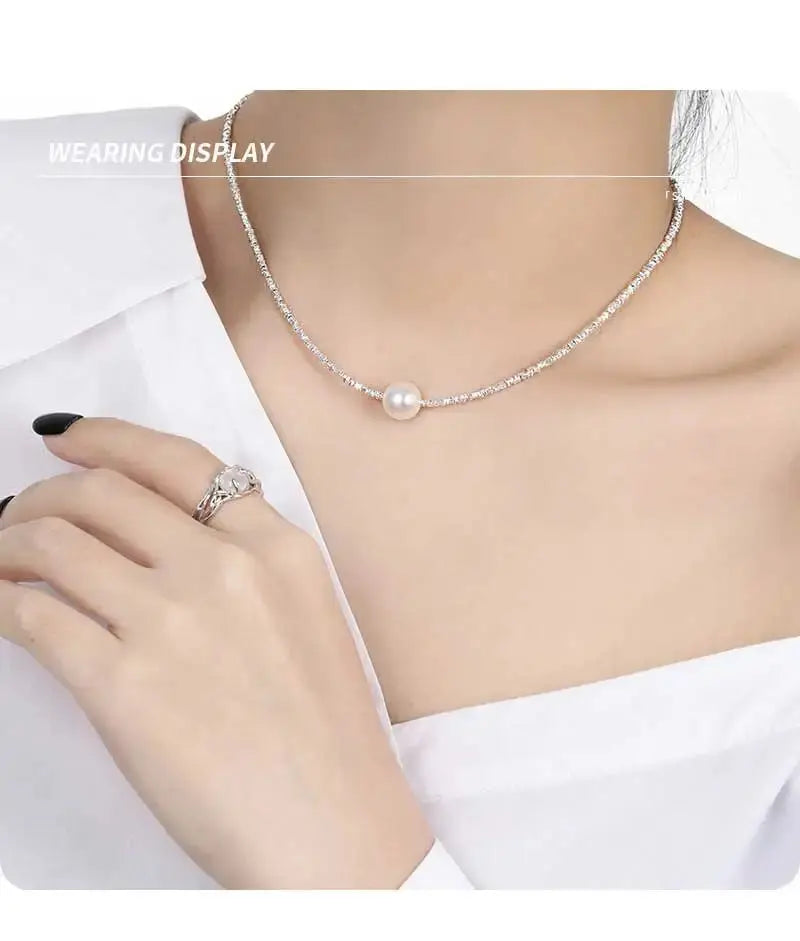 Stackable Shell Pearl Necklace - Blade & Thread