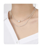 Stackable Shell Pearl Necklace nowadaysfashion