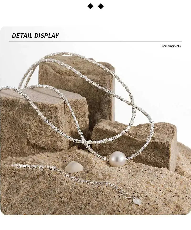 Stackable Shell Pearl Necklace nowadaysfashion
