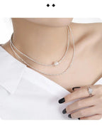 Stackable Shell Pearl Necklace nowadaysfashion