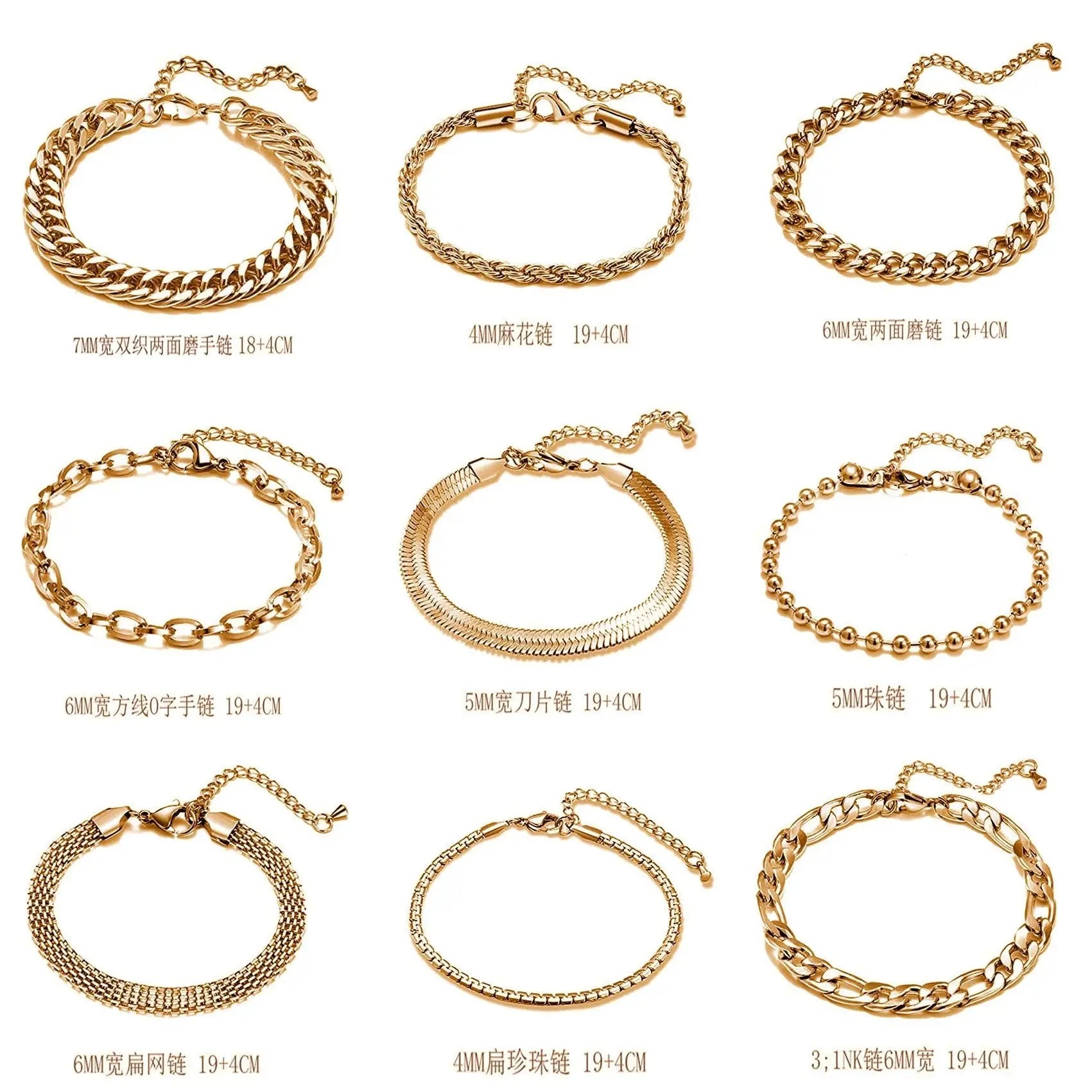 Stainless steel bracelet - Blade & Thread