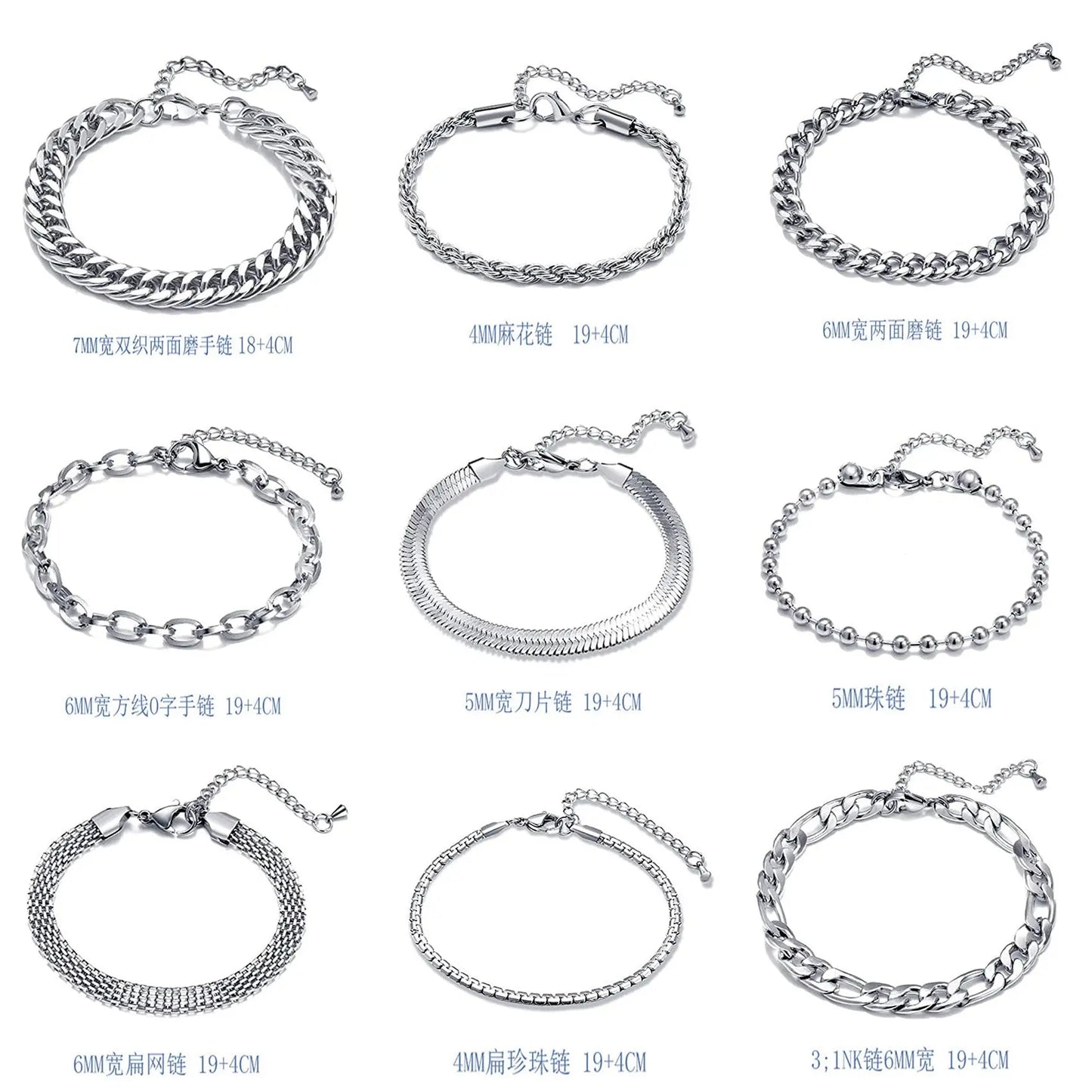 Stainless steel bracelet - Blade & Thread