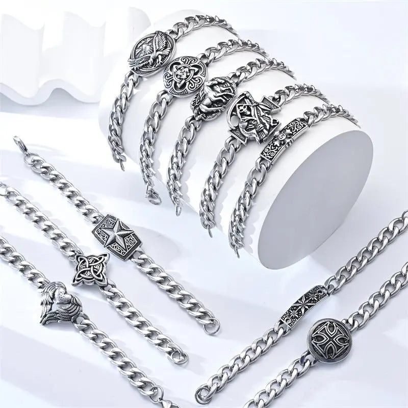 Stainless steel hip-hop thick chain - Blade & Thread