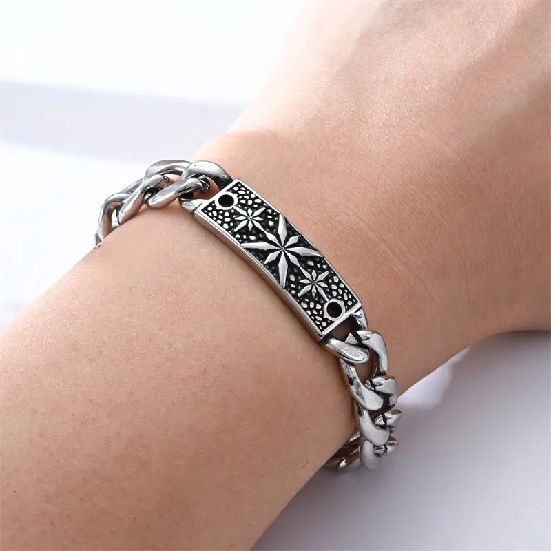 Stainless steel hip-hop thick chain nowadaysfashion