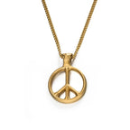 Stainless steel peace sign necklace nowadaysfashion