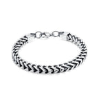 Stainless steel round grinding Cuban bracelet nowadaysfashion