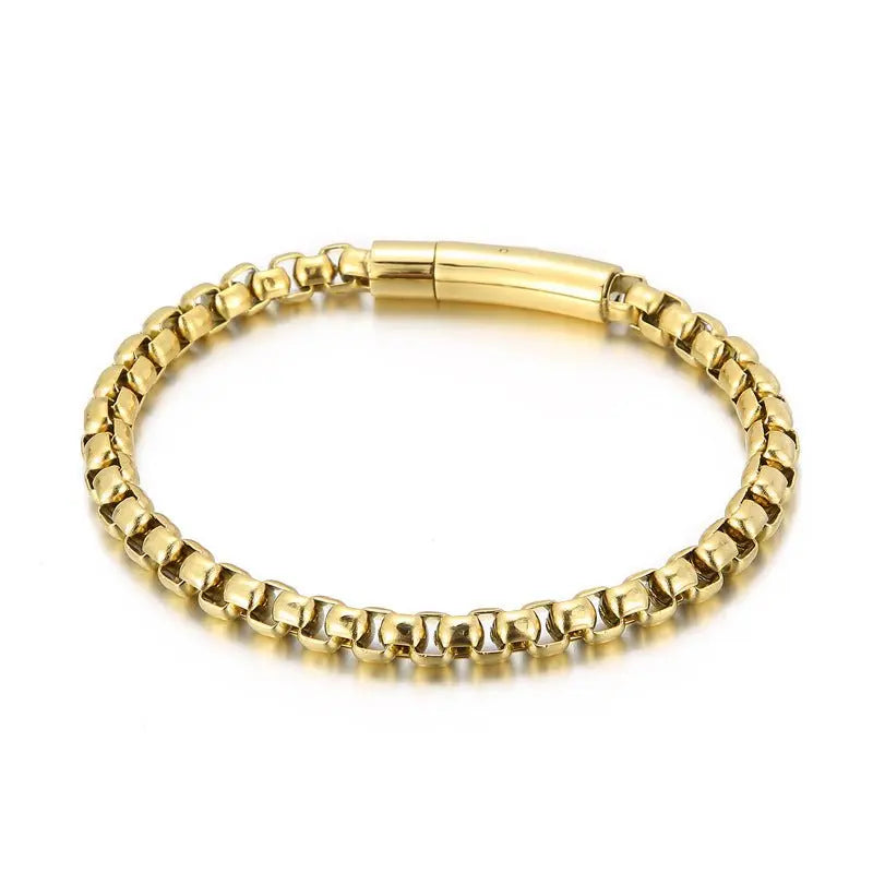 Stainless steel square pearl bracelet nowadaysfashion