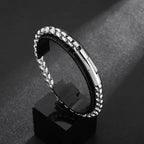 Stainless steel square pearl bracelet nowadaysfashion