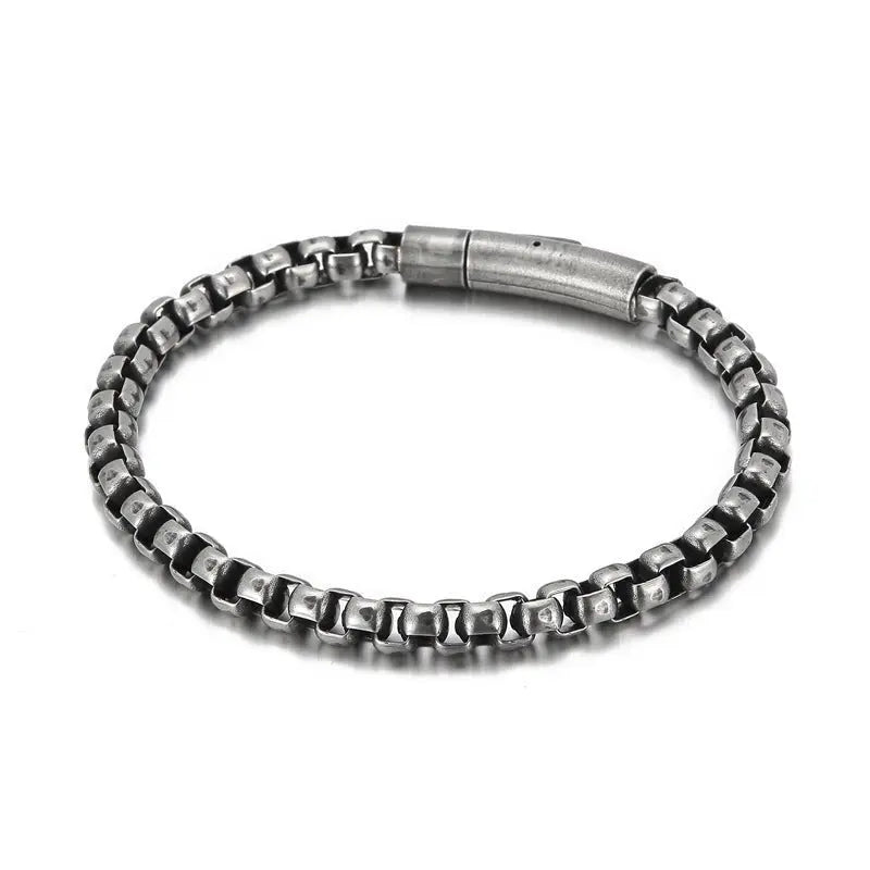 Stainless steel square pearl bracelet nowadaysfashion