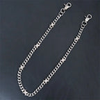 Stainless steel thorn titanium steel Cuban chain trouser chain nowadaysfashion
