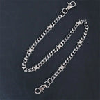 Stainless steel thorn titanium steel Cuban chain trouser chain nowadaysfashion