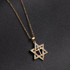 star of david necklace cross diamond necklace nowadaysfashion