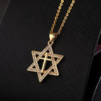 star of david necklace cross diamond necklace nowadaysfashion