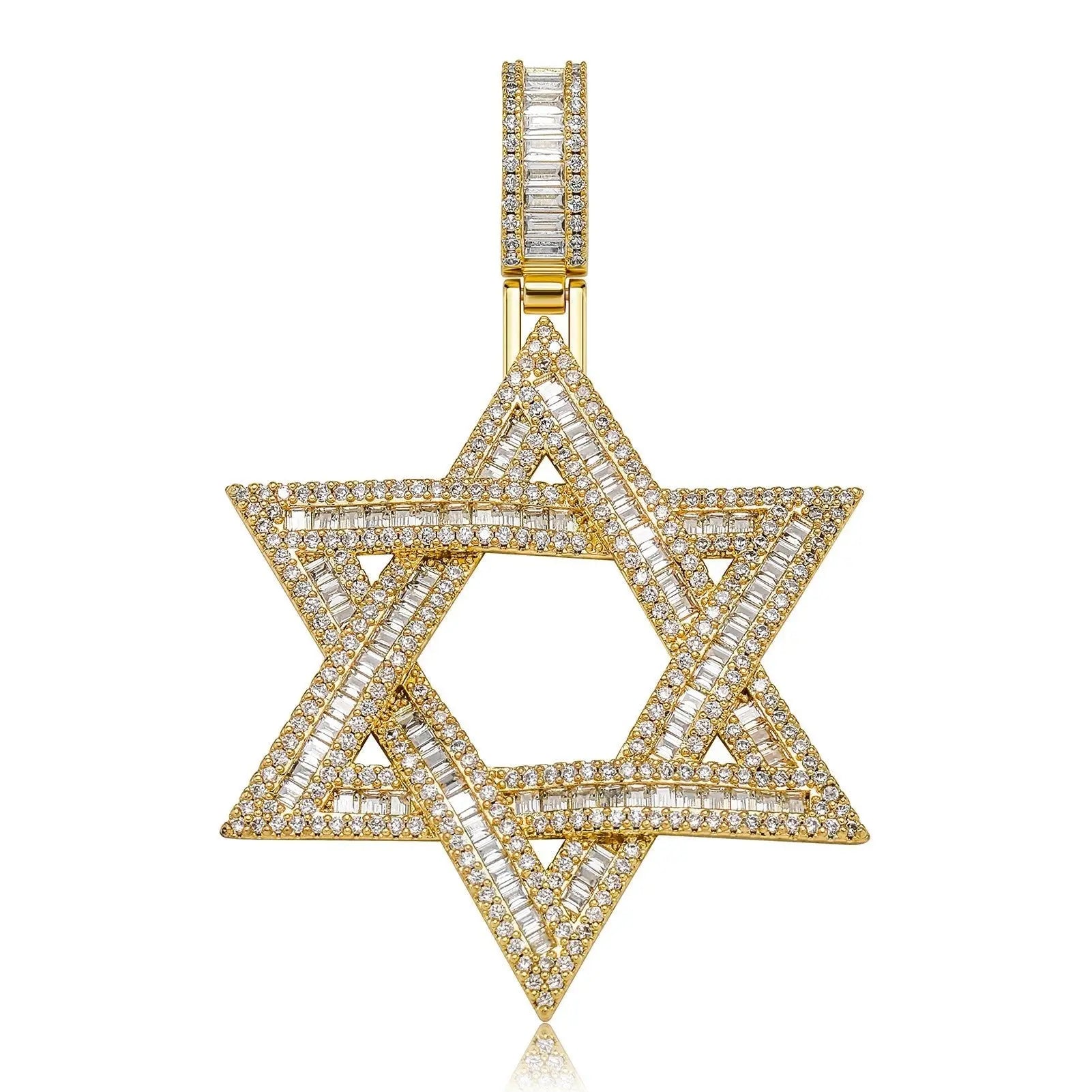 star of david necklace diamond pendant nowadaysfashion