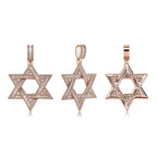 star of david necklace diamond pendant nowadaysfashion
