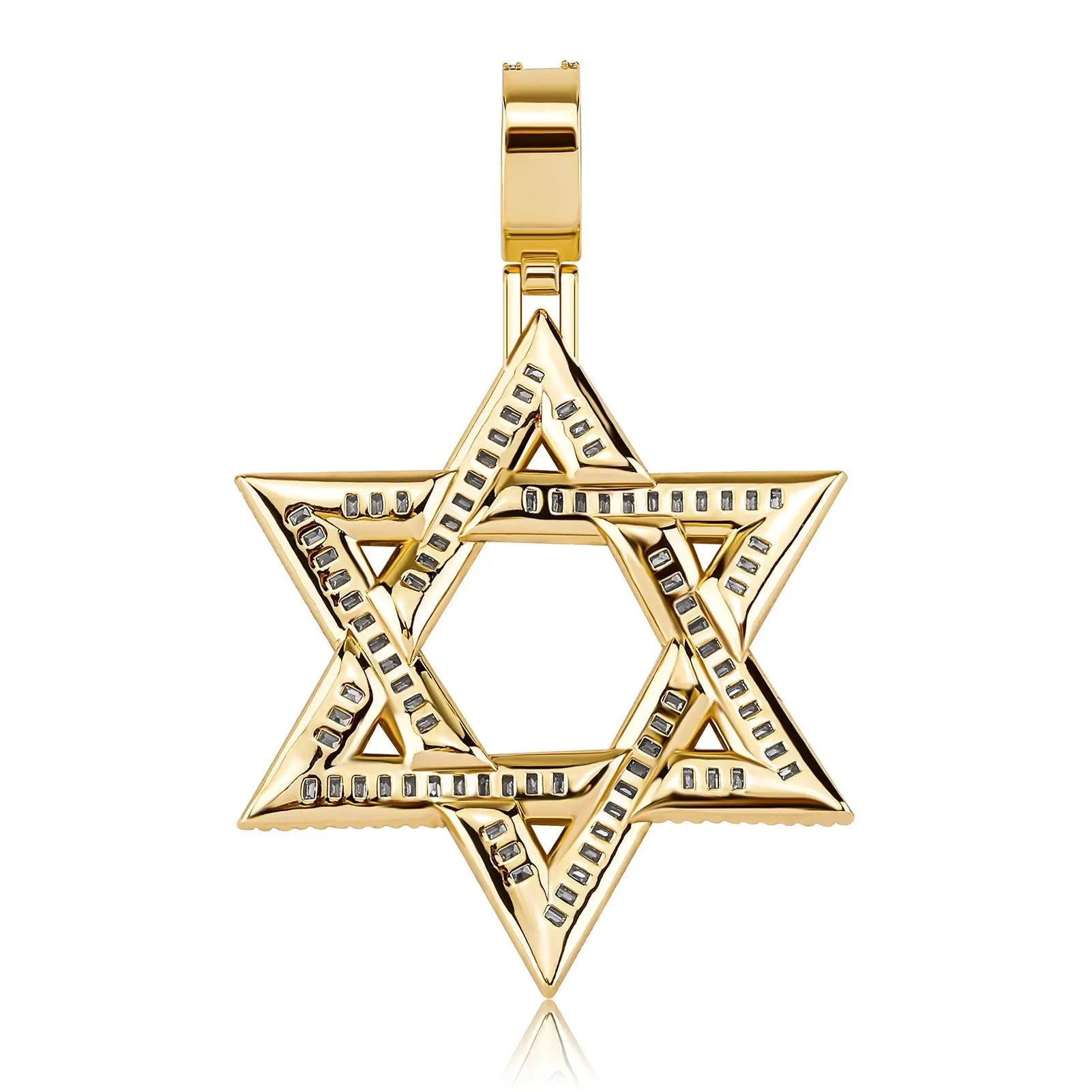 star of david necklace diamond pendant nowadaysfashion