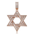 star of david necklace diamond pendant nowadaysfashion