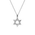 star of david necklace S925 silver pendant nowadaysfashion