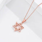 star of david necklace S925 silver pendant nowadaysfashion