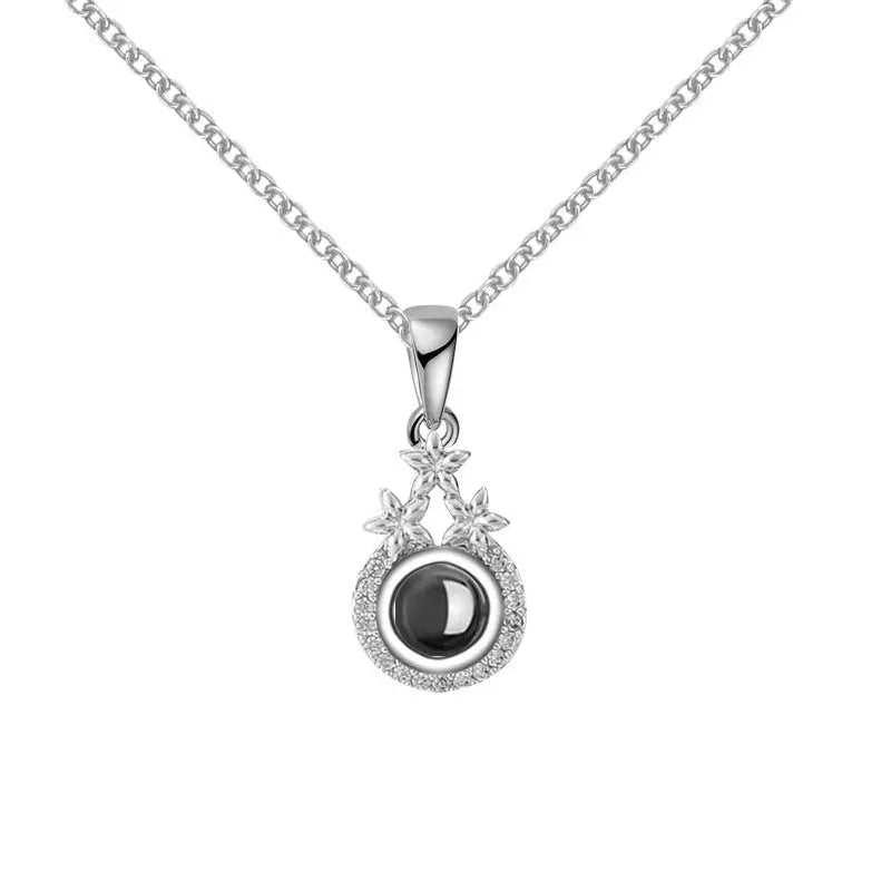 Star Projection Necklace Custom Picture Clavicle Chain - Blade & Thread