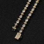 Star zircon tennis chain necklace nowadaysfashion