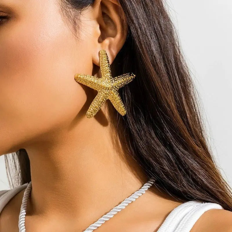 starfish necklace beach summer holiday earrings necklace nowadaysfashion