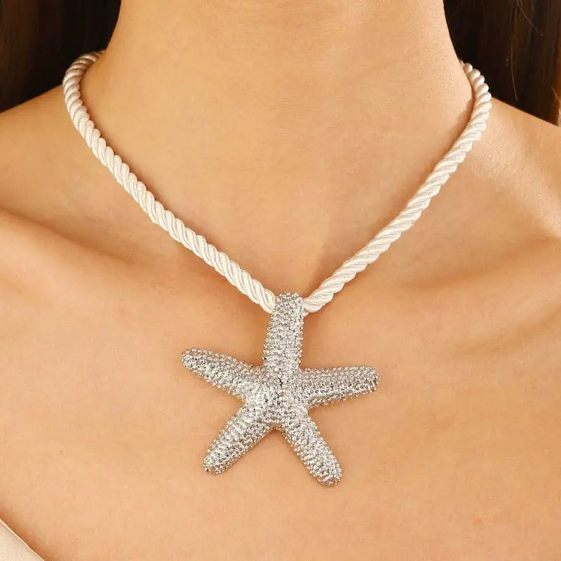 starfish necklace beach summer holiday earrings necklace - Blade & Thread