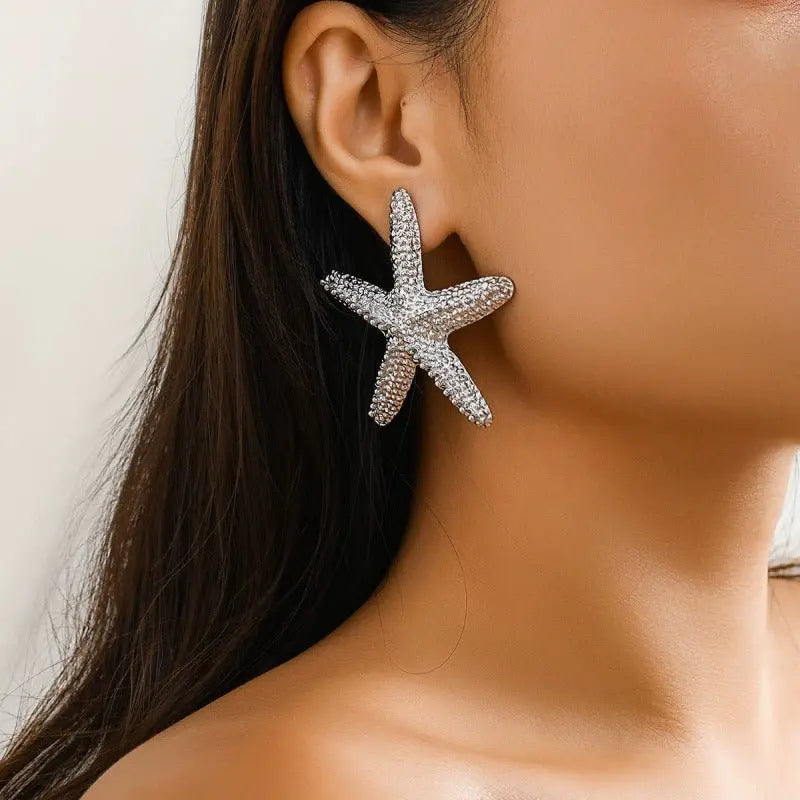 starfish necklace beach summer holiday earrings necklace - Blade & Thread