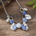 starfish necklace color oil painting shell necklace nowadaysfashion