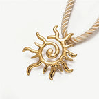 starfish necklace conch sun thick rope necklace nowadaysfashion