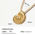 starfish necklace conch sun thick rope necklace nowadaysfashion