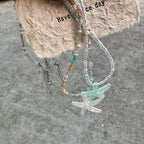 starfish necklace fresh dopamine color necklace nowadaysfashion