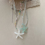 starfish necklace fresh dopamine color necklace nowadaysfashion