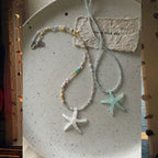 starfish necklace fresh dopamine color necklace nowadaysfashion